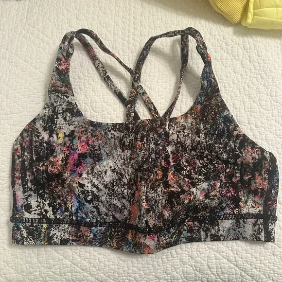 lululemon athletica women’s Energy Bra - Vitalize Multi - Picture 5 of 7